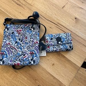 Kipling cross body bag and matching wallet
